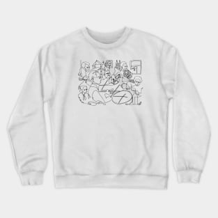 Marching Band Orchestra, Brass Band Crewneck Sweatshirt